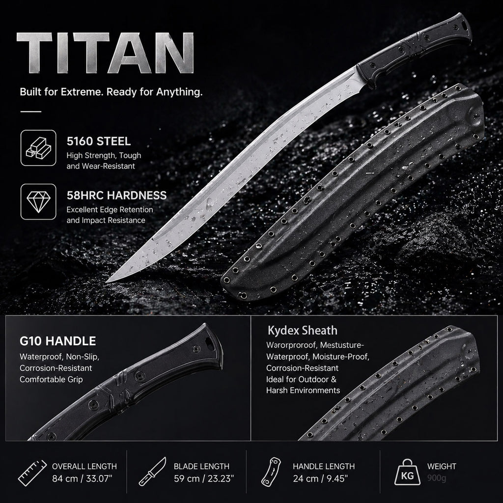 Lifeblade TITAN heavy-duty outdoor field tool with reinforced steel construction