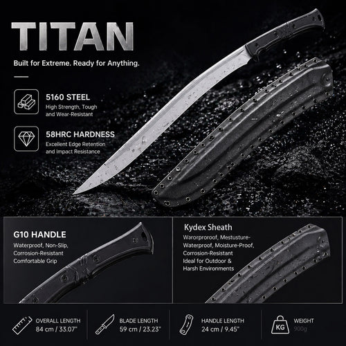 Lifeblade TITAN heavy-duty outdoor field tool with reinforced steel construction