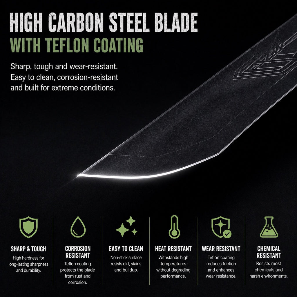 Lifeblade WARFORGE outdoor tool kit with 5160 high-carbon steel and G10 handle