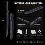 Lifeblade FALCON precision outdoor field tool with 5160 high-carbon steel and G10 handle