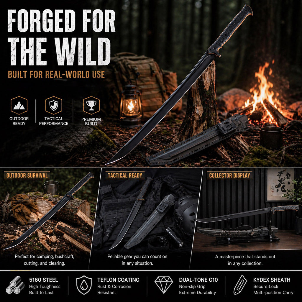 Lifeblade FALCON precision outdoor field tool with 5160 high-carbon steel and G10 handle