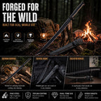 Lifeblade FALCON precision outdoor field tool with 5160 high-carbon steel and G10 handle