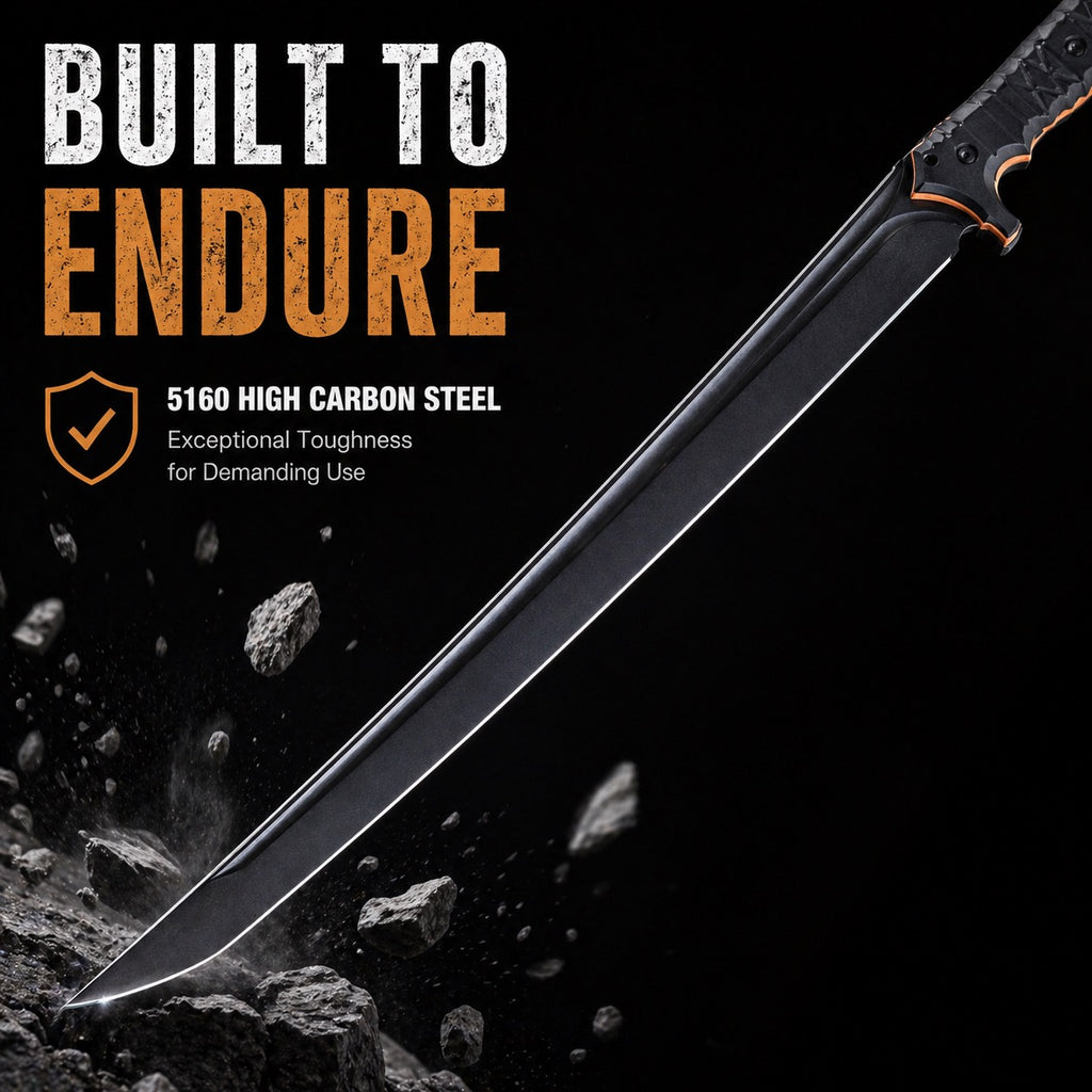 Lifeblade FALCON precision outdoor field tool with 5160 high-carbon steel and G10 handle