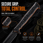 Lifeblade FALCON precision outdoor field tool with 5160 high-carbon steel and G10 handle